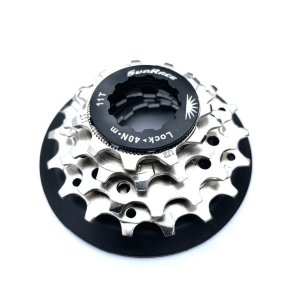 Brompton Sprocket set (4-spd) incl chain guide disc 3/32' 9-spline - 11/13/15/18T