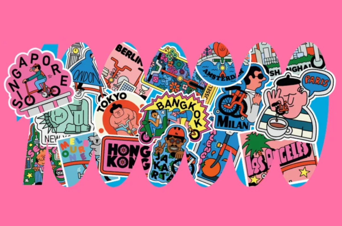 Sticker collage - One Million Brompton - blog thumbnail
