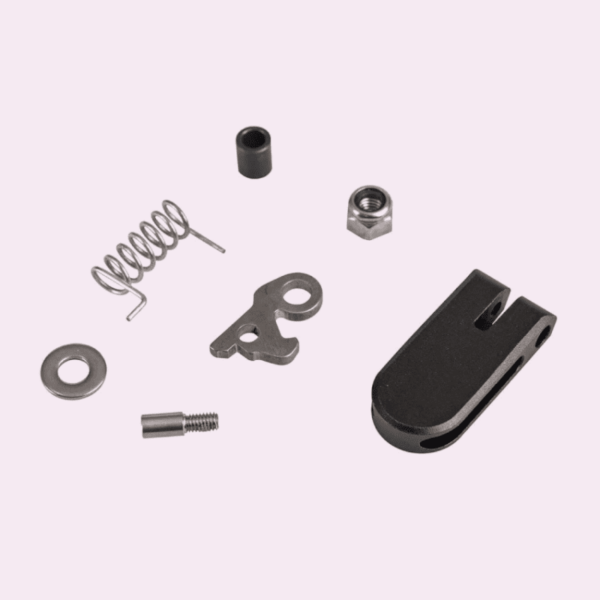 Brompton Rear Frame Clip Assembly - Black Aluminium