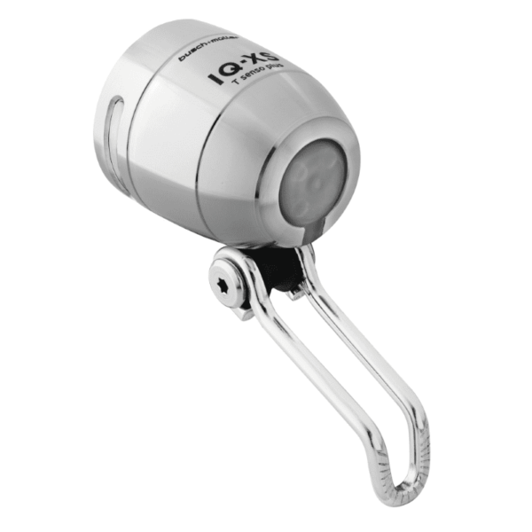 BUSCH & MULLER Dynamo LED Front Light - Alloy Lumotec IQ-XS, SILVER, DRL, Sensor, Switch, Standlight, 80LUX - Image 2
