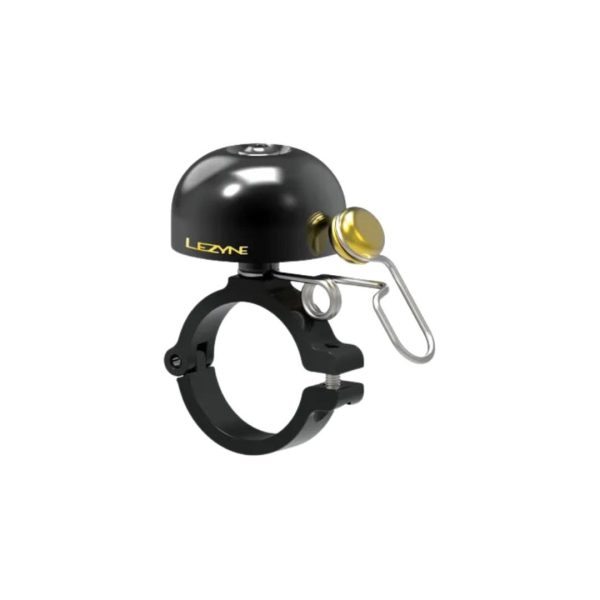 LeZyne Classic Brass Bell (Hard Mount) Black