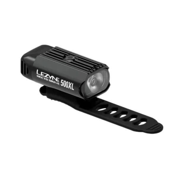 LeZyne Hecto Drive 500XL - BLK/HIGLOS, Rechargeable, Rubber Strap