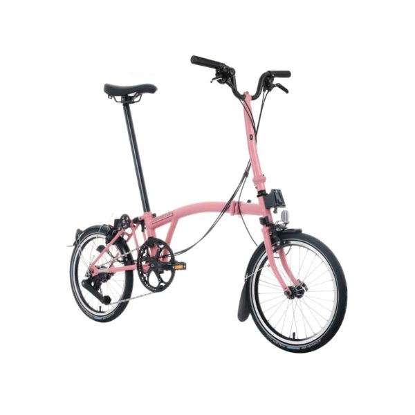 Brompton - C Line Explore - Flamingo Pink - High - Image 3
