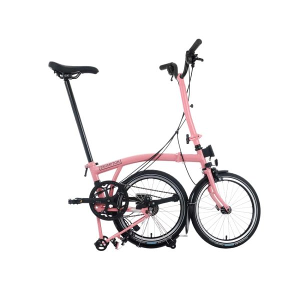 Brompton - C Line Explore - Flamingo Pink - High - Image 2