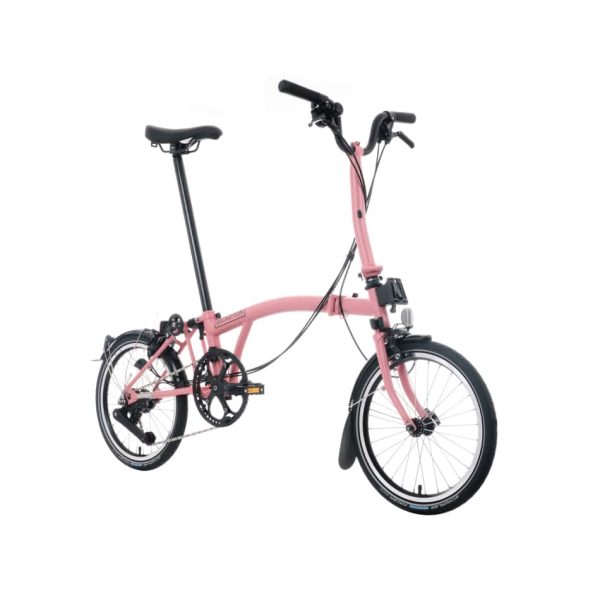 Brompton - C Line Explore - Flamingo Pink - Mid - Image 4