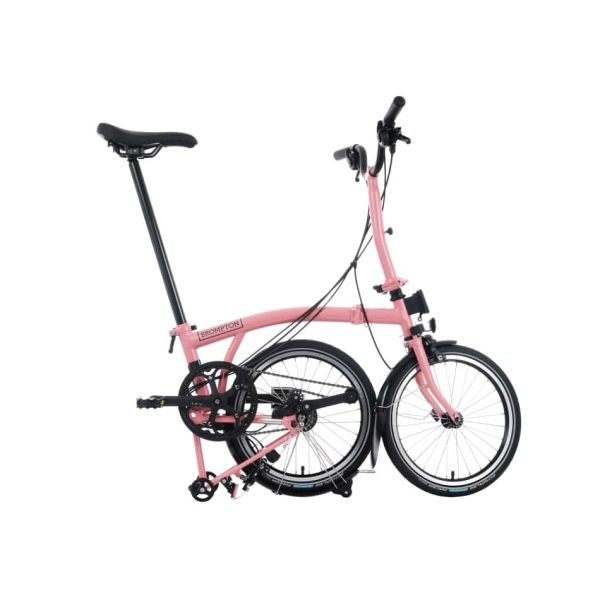 Brompton - C Line Explore - Flamingo Pink - Mid - Image 2