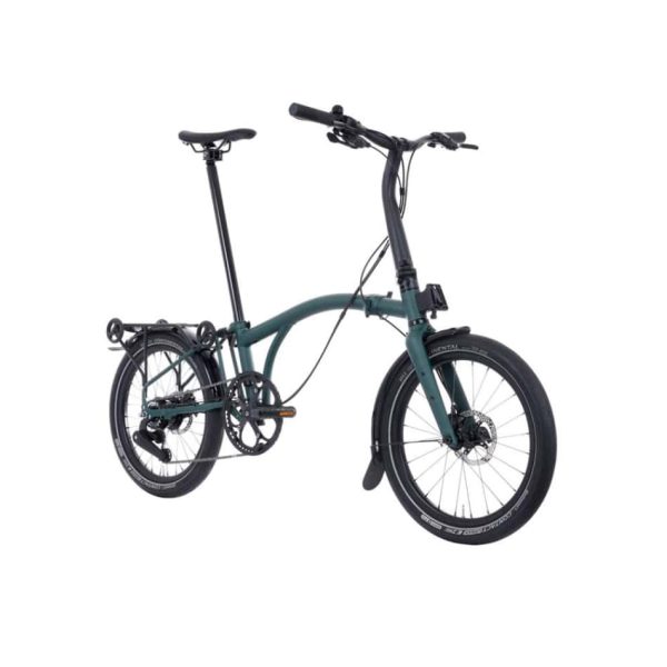 G Line Brompton - Forest Green - MEDIUM - with Mudguards+Rack - Image 4