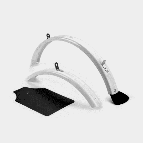 Brompton Front & Rear Mudguard Blades - R Type (Rack) - White
