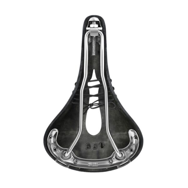 Brooks Leather Saddle - Black - Carved (Imperial) - B17 - Image 4