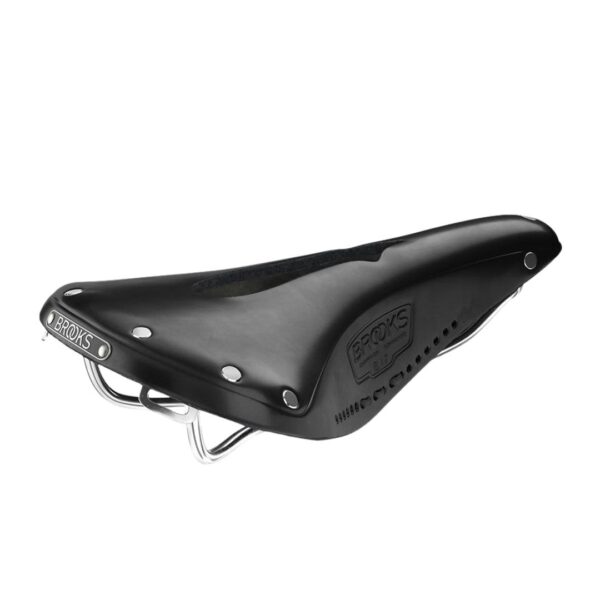 Brooks Leather Saddle - Black - Carved (Imperial) - B17