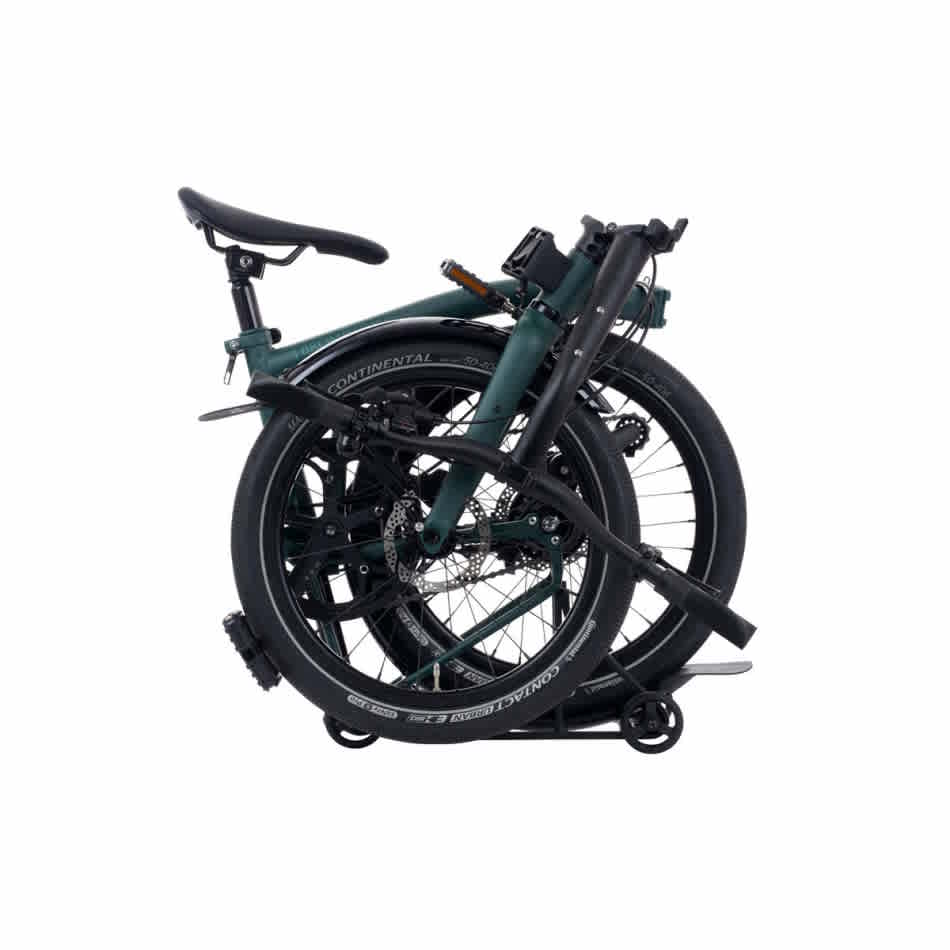 G Line Brompton - Forest Green - MEDIUM - with Mudguards+Rack - Image 9