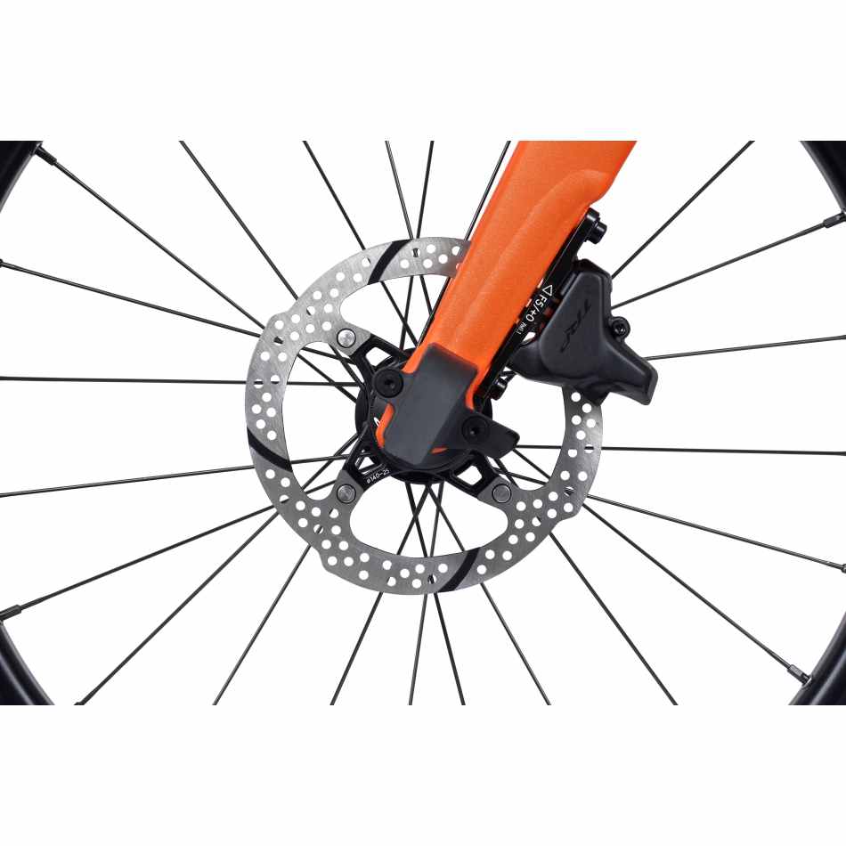 G Line Brompton - Adventure Orange - MEDIUM - with Mudguards+Rack - Image 6