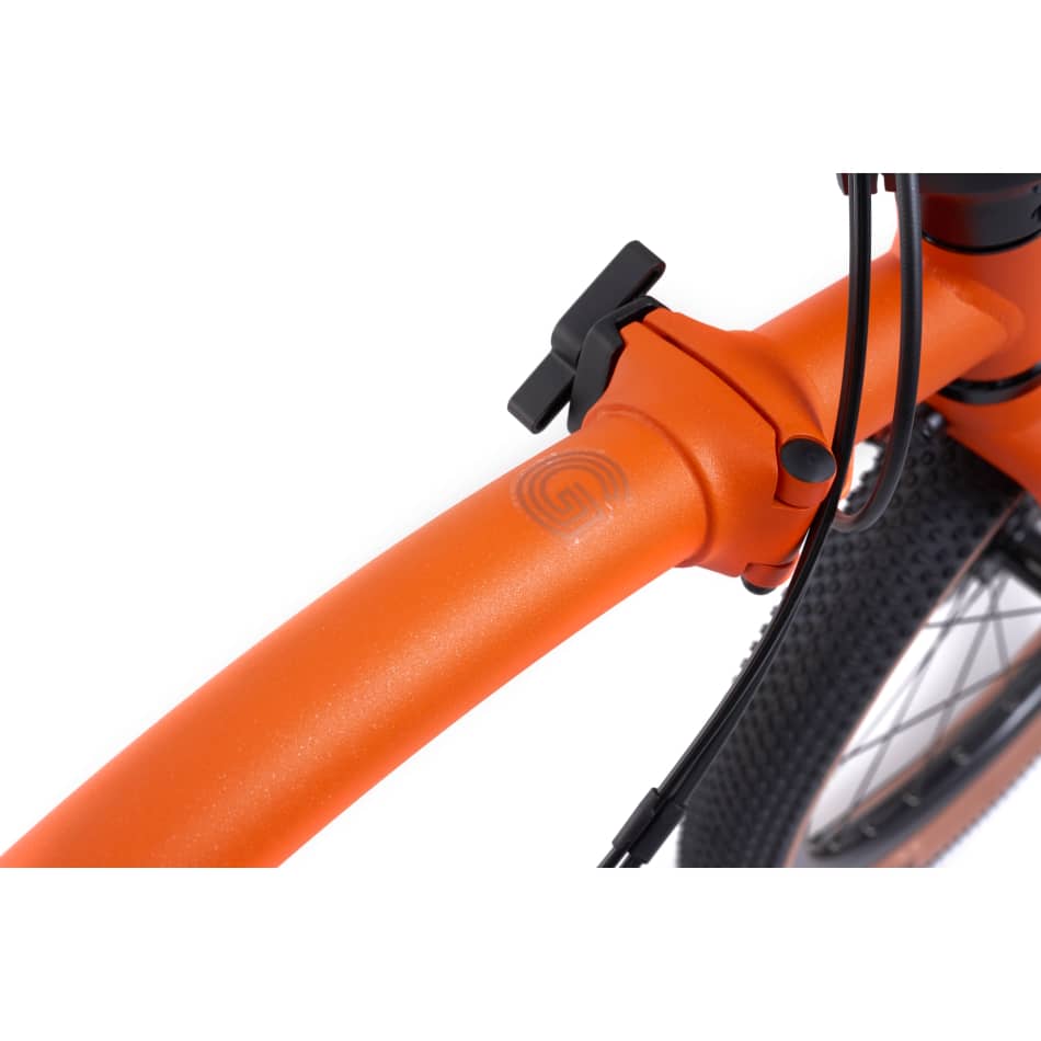 G Line Brompton - Adventure Orange - MEDIUM - with Mudguards+Rack - Image 4