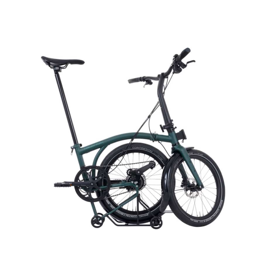 G Line Brompton - Forest Green - MEDIUM - with Mudguards+Rack - Image 2