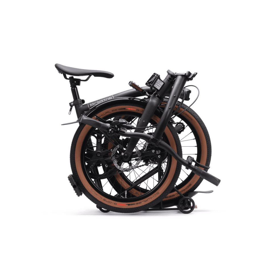 G Line Brompton - Space Black - SMALL - with Mudguards+Rack - Image 3