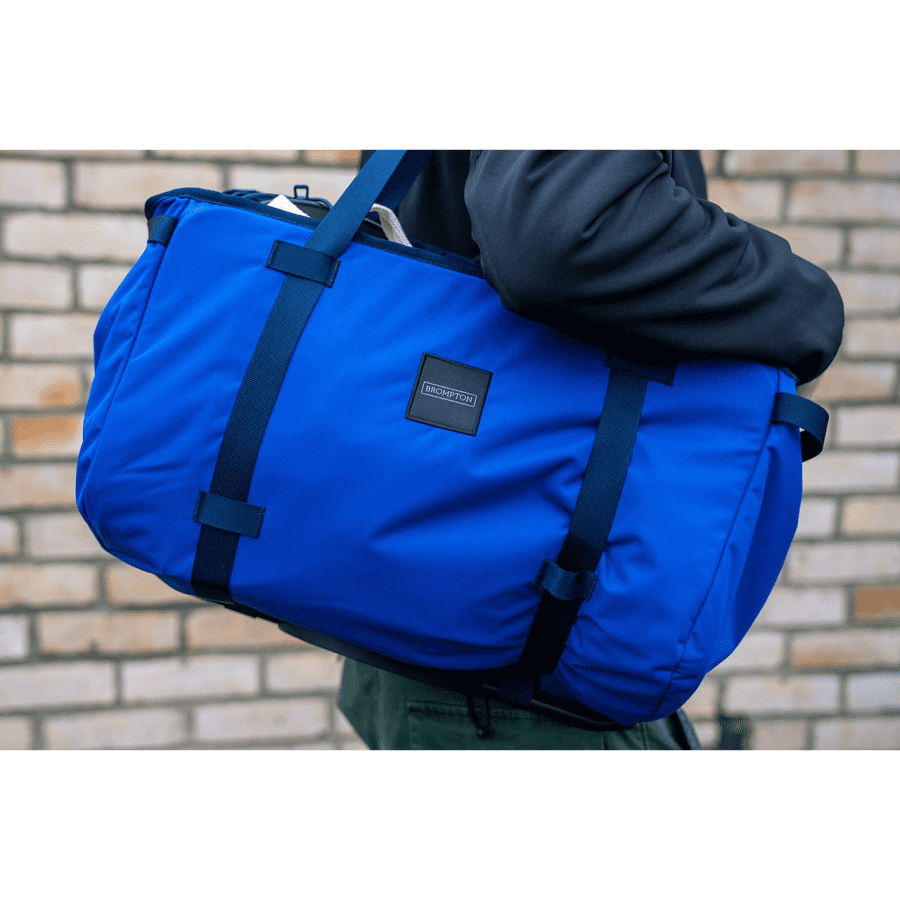Brompton Basket Bag - Large - Blue - Image 6