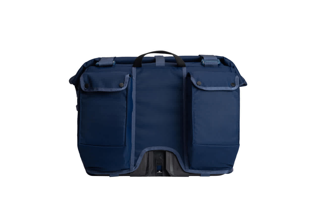 Brompton Roll Top Bag - Large - Navy - Image 2