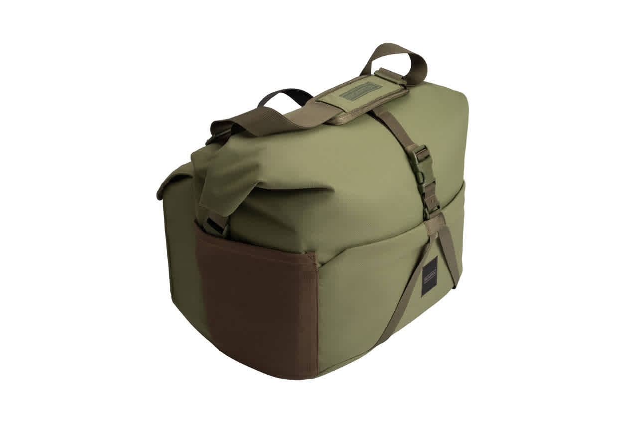 Brompton Roll Top Bag - Large - Olive Green - Image 3