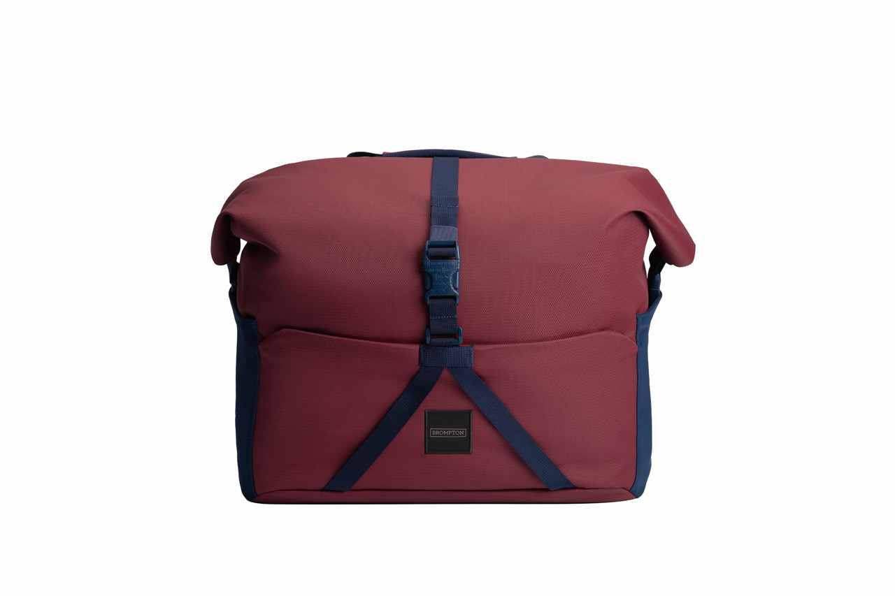 Brompton Roll Top Bag - Large - Plum