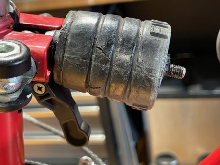 Old Brompton suspension block with cracks starting Old Brompton suspension block with cracks starting